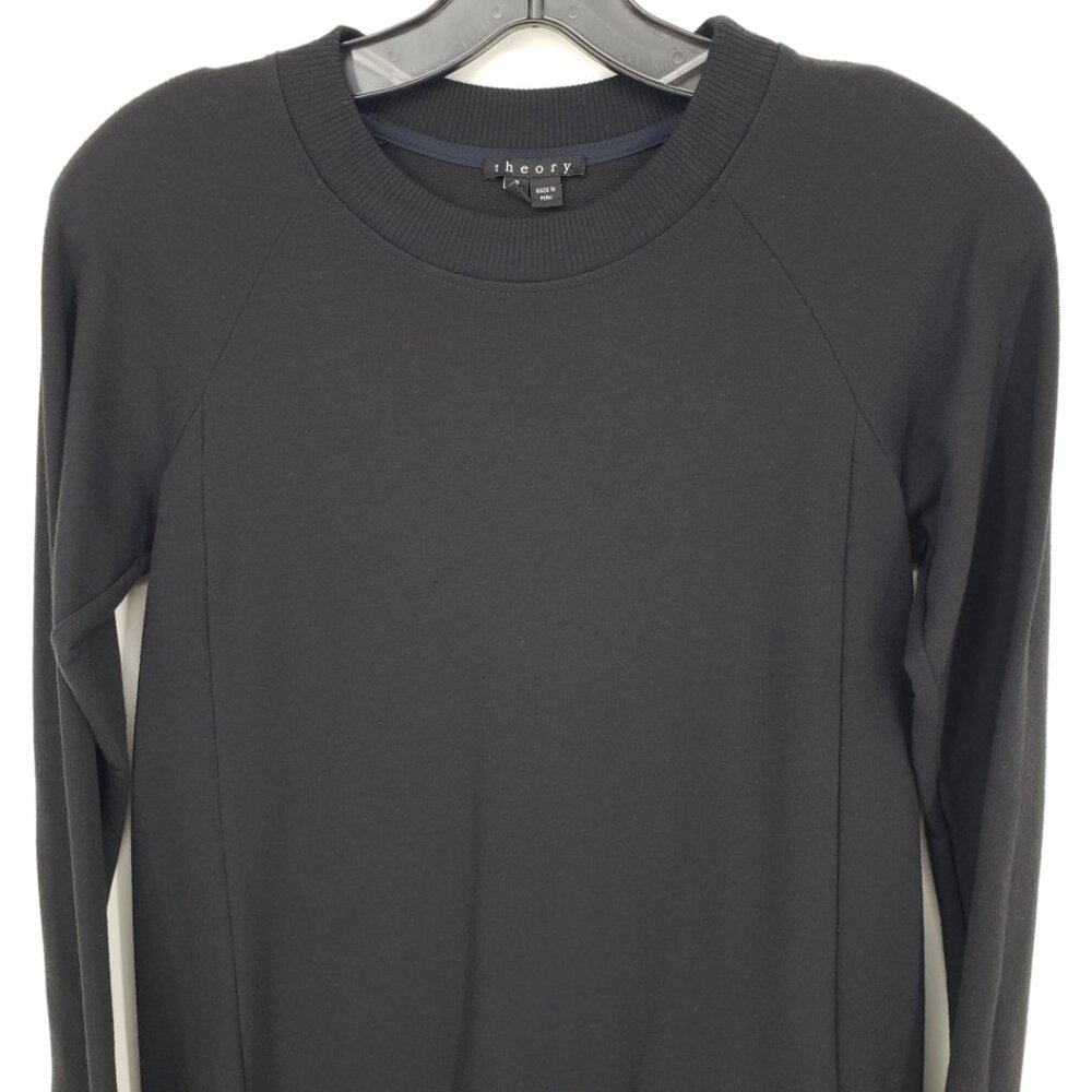 Theory High Low Split Hem Pullover Sweatshirt Top… - image 4